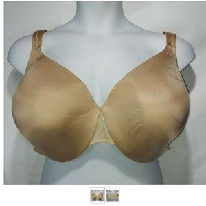 NWOT Lane Bryant Cacique Lightly Lined Underwire Balconette Bra 50DDD Mocha